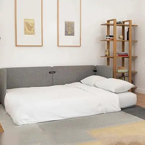 Sleeper Sofa Bed Sheet Set - 4 PC's Sleeper Sofa Sheet Set - Sleeper Sofa Sheets - 100% Brushed Microfiber Full Sofa Bedsheets Easily Fits Upto 6
